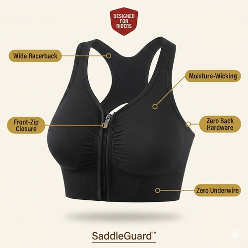SaddleGuard™ — The Equestrian Rider's Bra