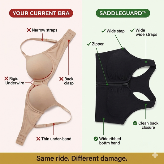SaddleGuard™ — The Equestrian Rider's Bra